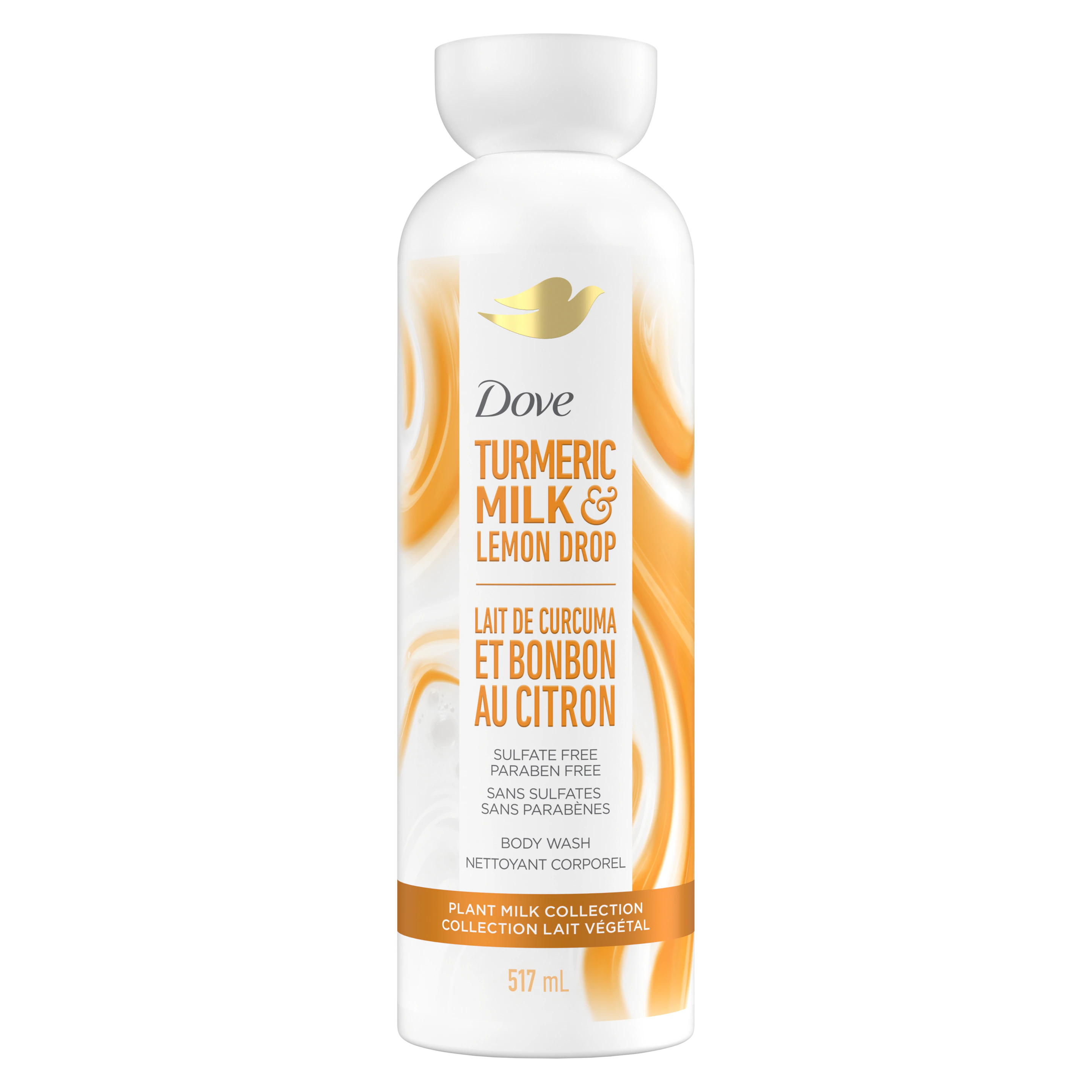 Dove Lait de Curcuma & Bonbon au Citron – Gel douche 517 ml