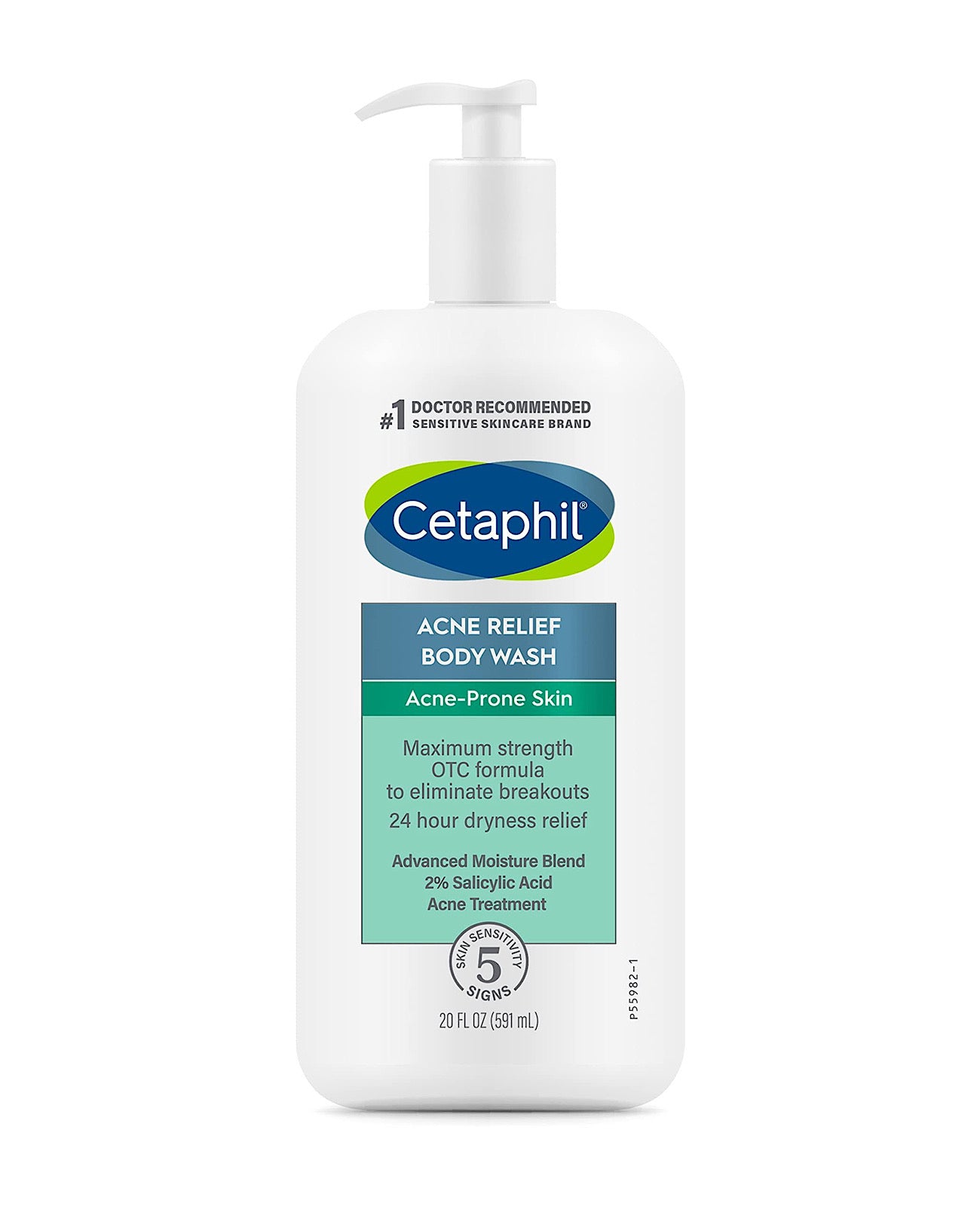 Cetaphil Acne Relief Body Wash – Gel Nettoyant Corps Anti-Acné 2 % Acide Salicylique
