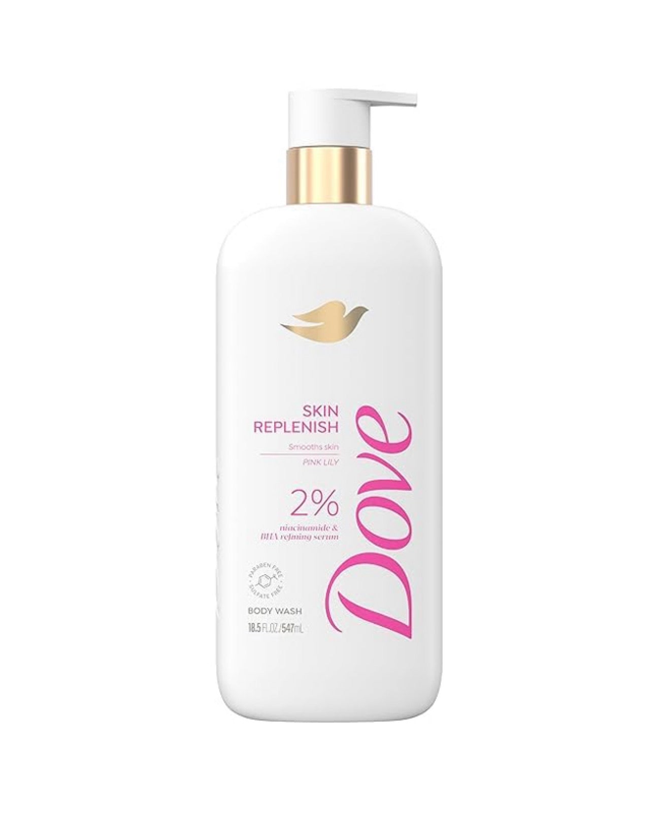 Dove Skin Replenish Pink Lily – Gel Douche 2 % Niacinamide & PHA
