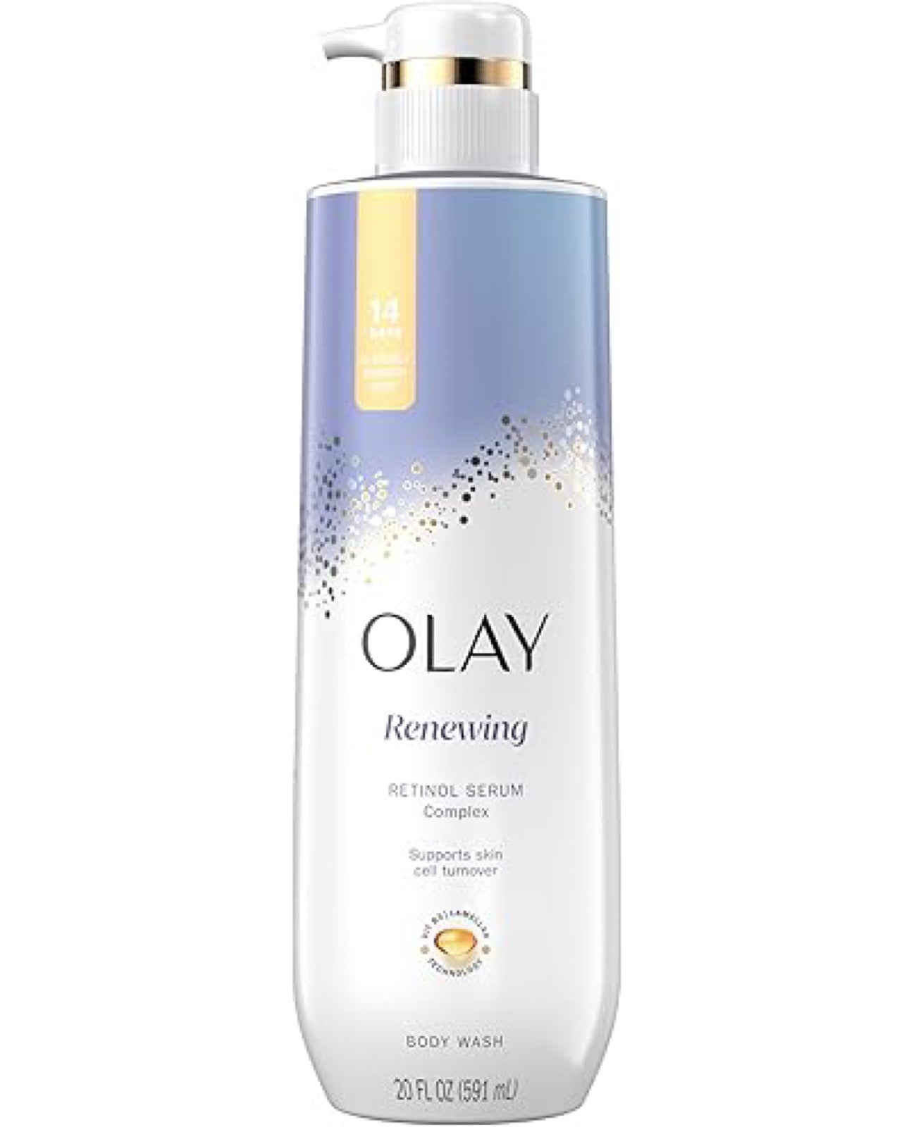 Olay Renewing Body Wash – Gel Douche au Complexe Sérum Rétinol