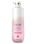 Olay Intensely Hydrating – Gel Douche au Sérum Hyaluronique, Parfum Strawberry Fizz