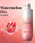 Olay Intensely Hydrating – Gel Douche au Sérum Hyaluronique, Parfum Watermelon Fizz