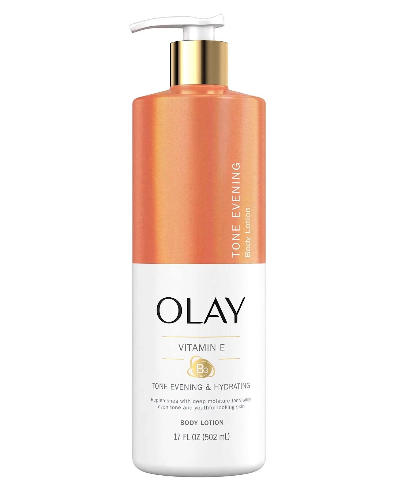 OLAY Tone Evening Body Lotion – Vitamine E & B3 – 502 ml