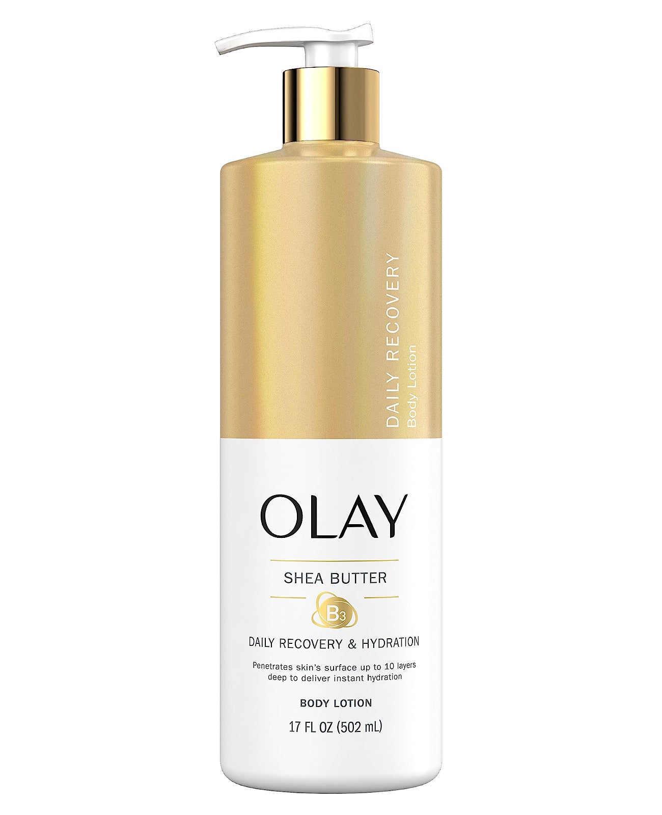 OLAY Daily Recovery Body Lotion – Beurre de Karité & Vitamine B3 – 502 ml