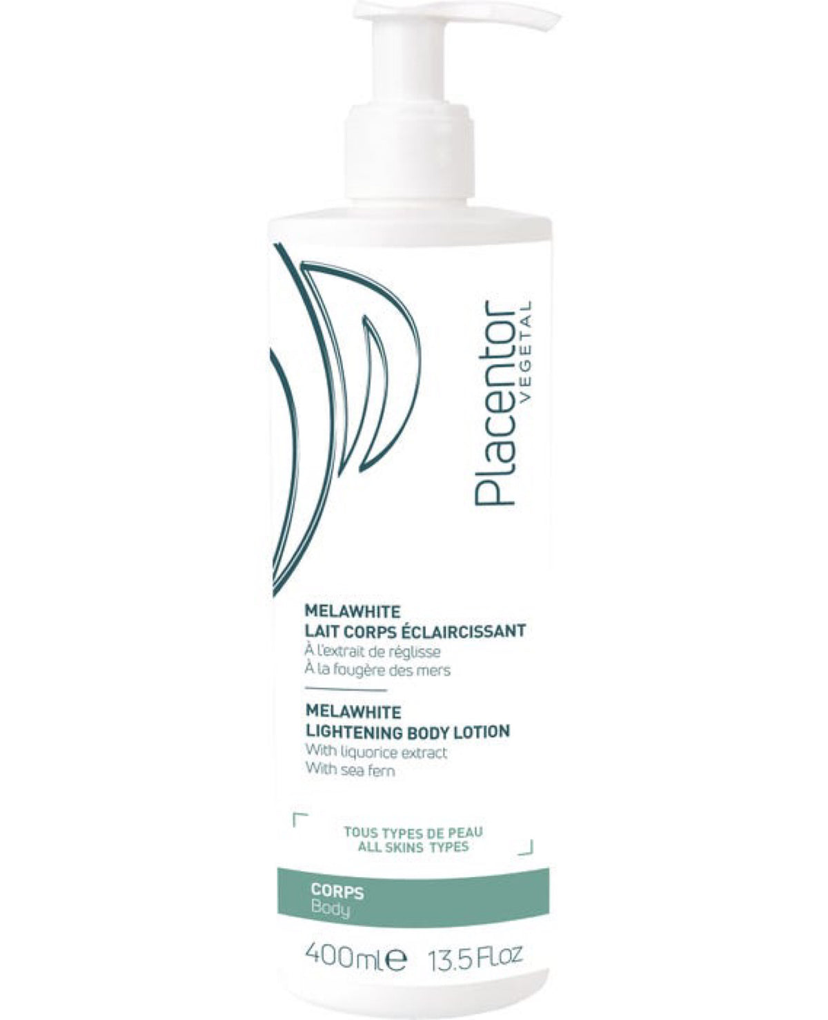 Lait Corps Éclaircissant Melawhite – Placentor Végétal | 400 ml