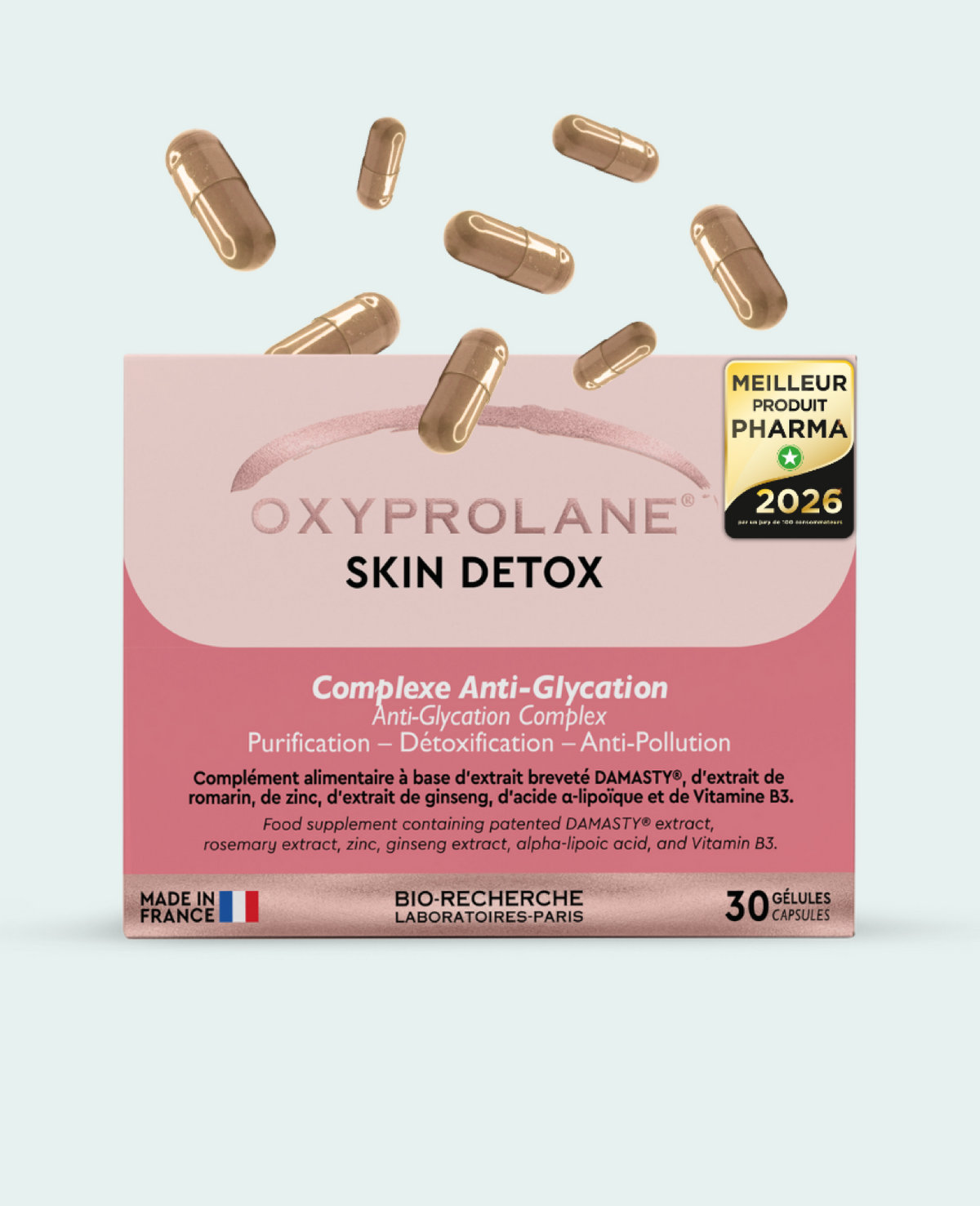 Oxyprolane Skin Detox – 30 gélules
