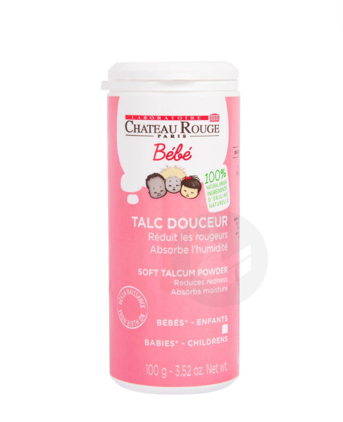 Château Rouge Bébé Talc Douceur – 100 g