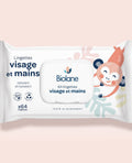 Biolane Lingettes Visage et Mains – 64 lingettes
