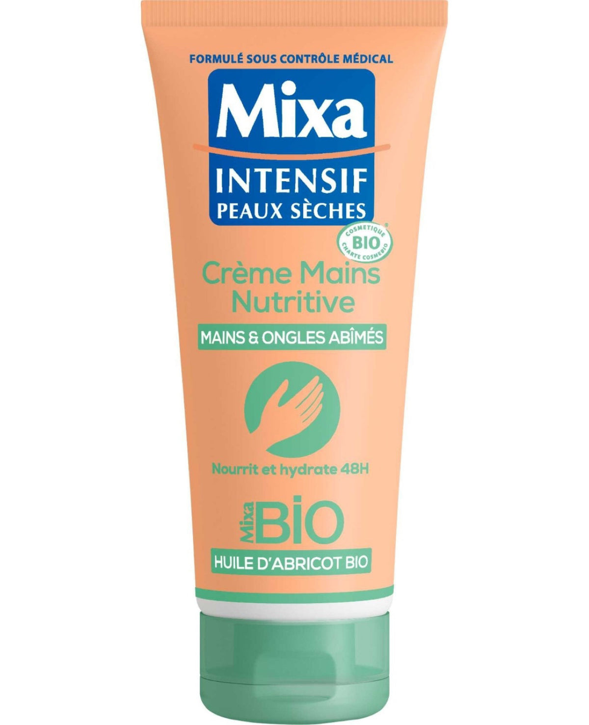 Mixa Intensif Peaux Sèches – Crème Mains Nutritive BIO 100 ml