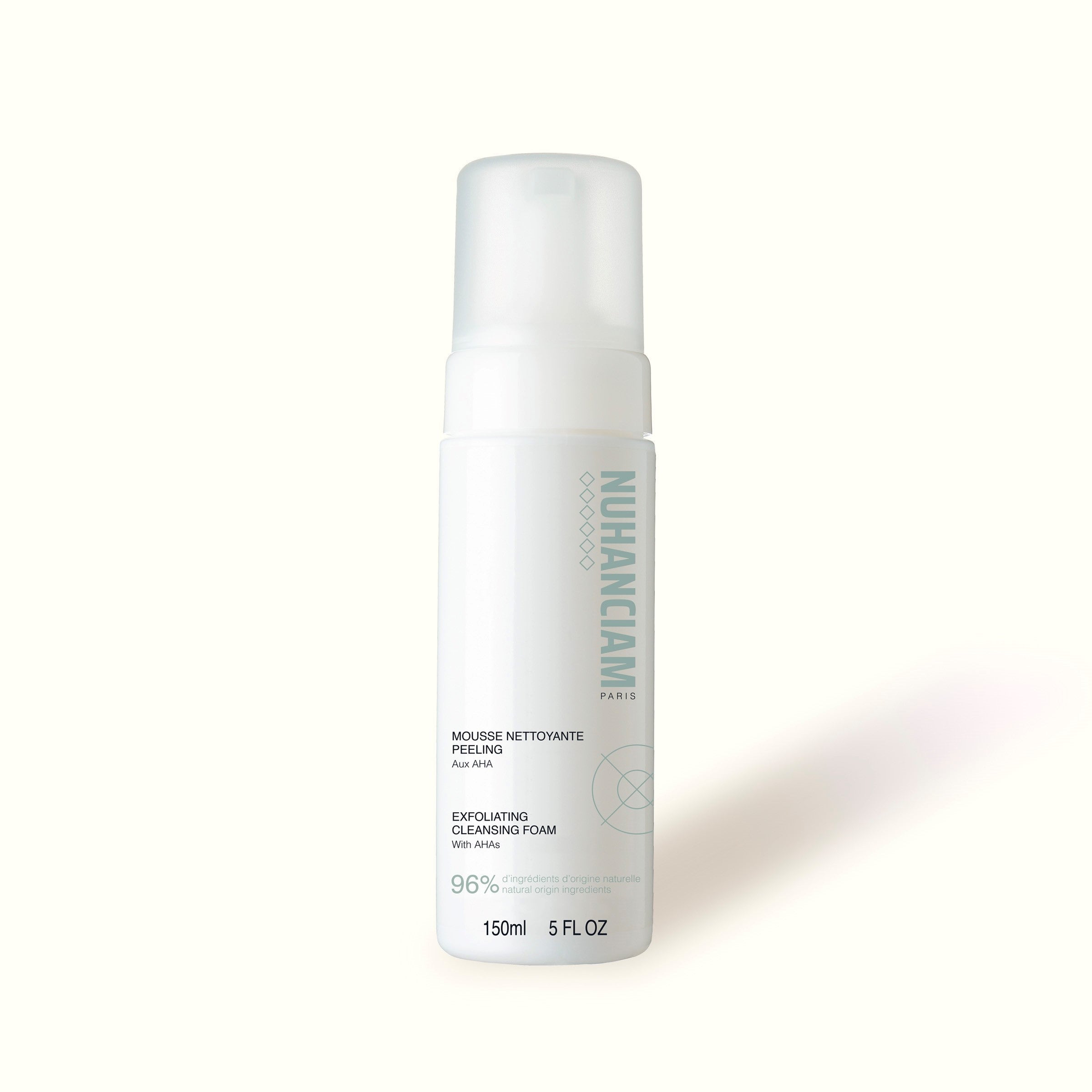 Nuhanciam Mousse Nettoyante Peeling aux AHA – 150 ml
