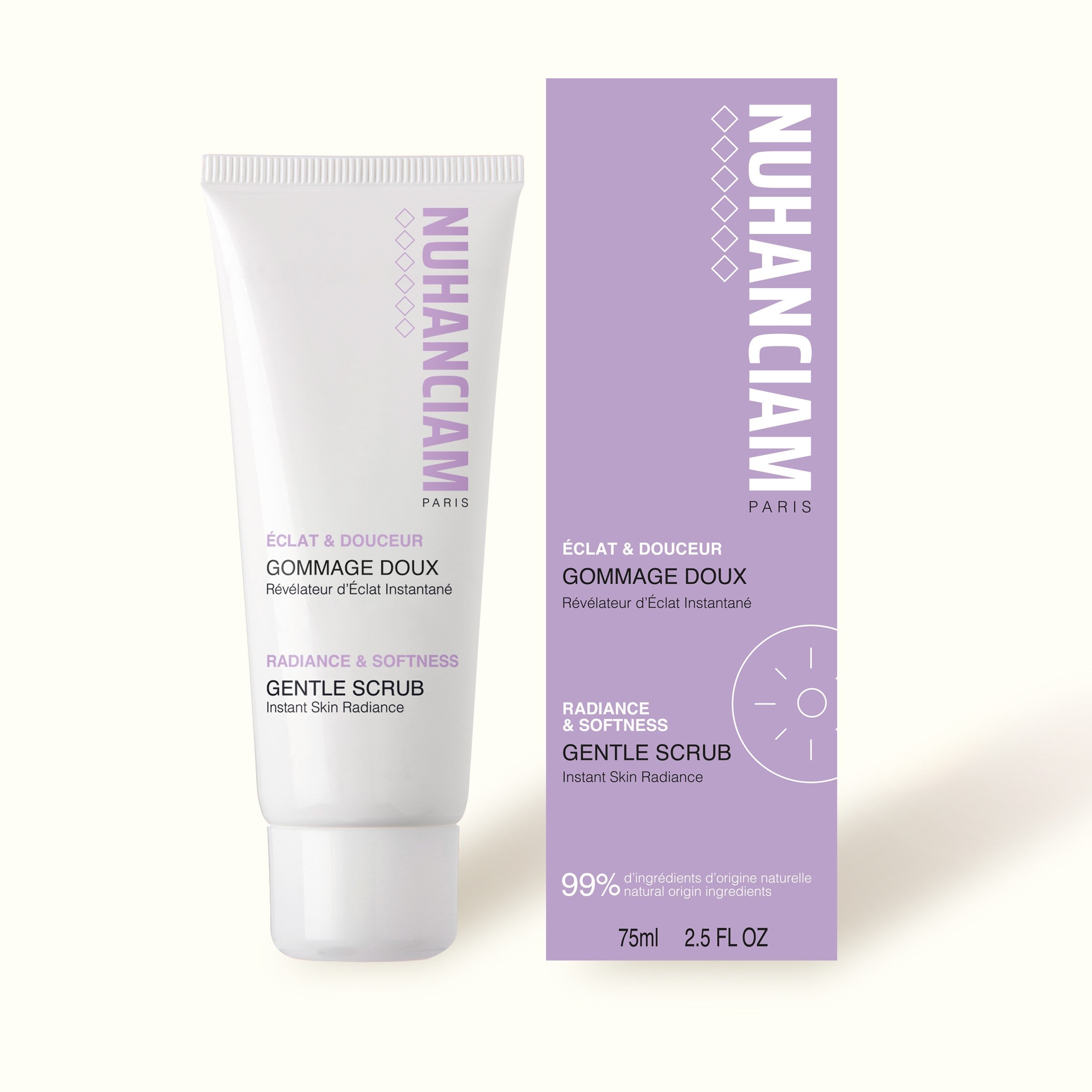 Nuhanciam Gommage Doux Révélateur d’Éclat – 75 ml