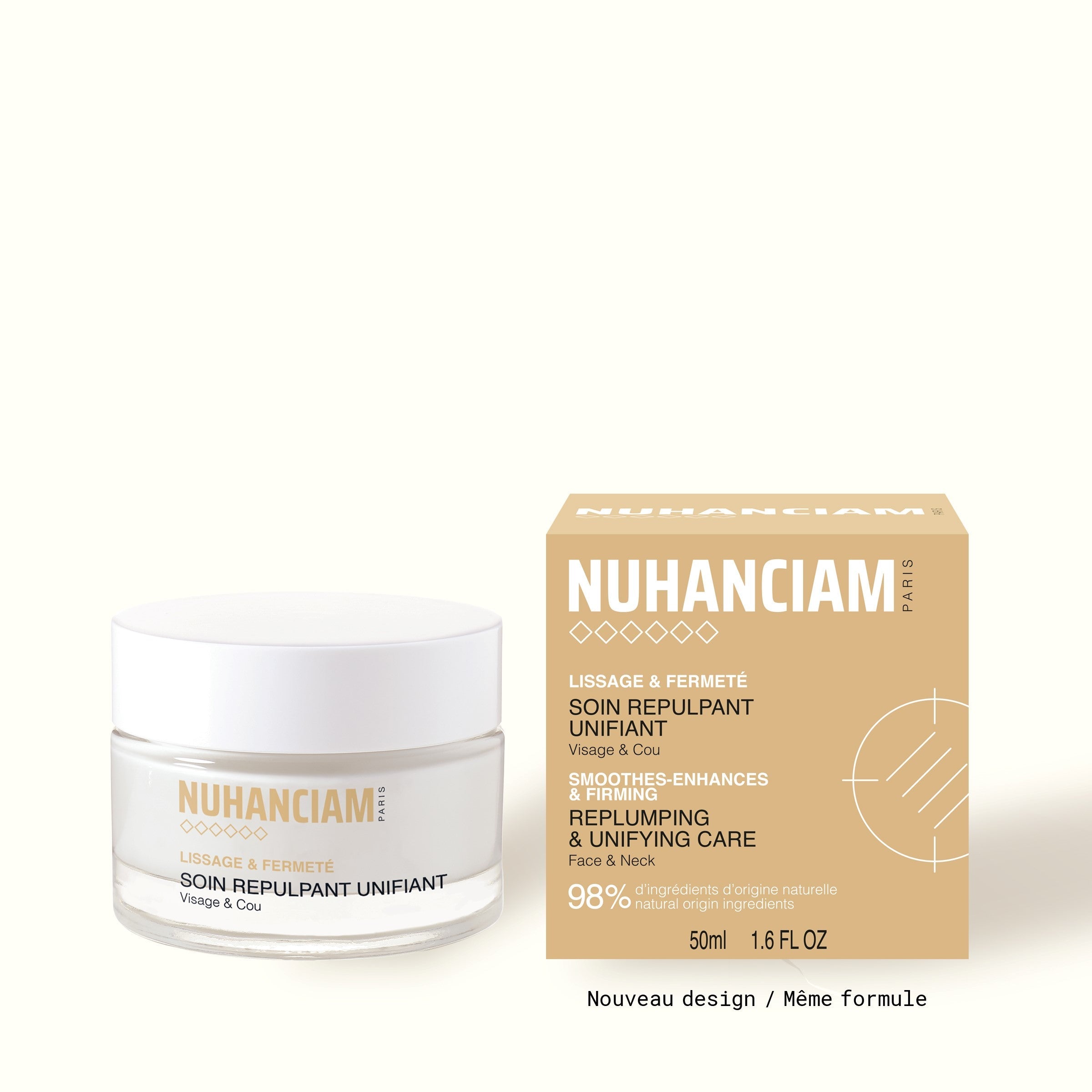 Nuhanciam Soin Repulpant Unifiant Visage & Cou – 50 ml