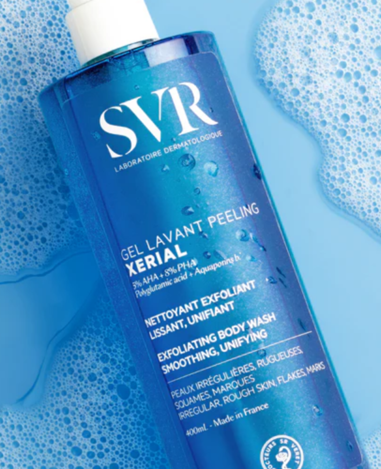 SVR Xérial Gel Lavant Peeling – 400 ml