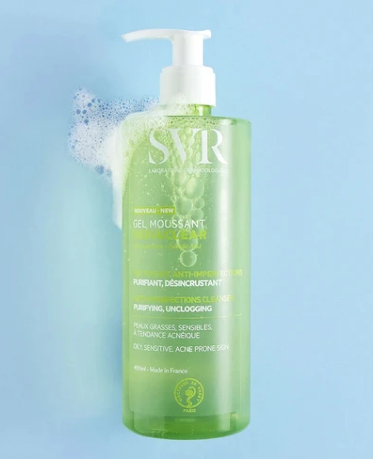 SVR Sebiaclear Gel Moussant – 400 ml