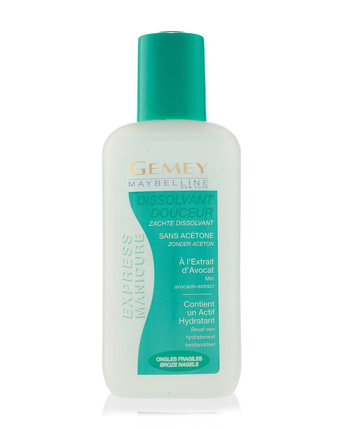 Gemey Maybelline Express Manucure – Dissolvant Douceur Sans Acétone 125 ml