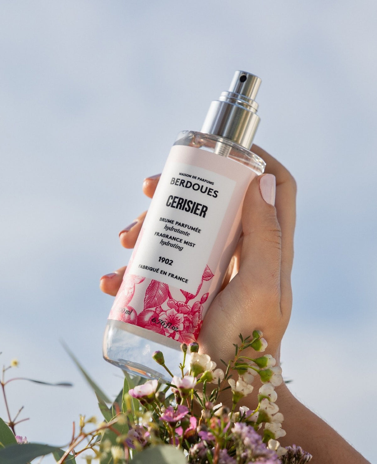 Brume Parfumée Hydratante Cerisier – Berdoues | 200 ml