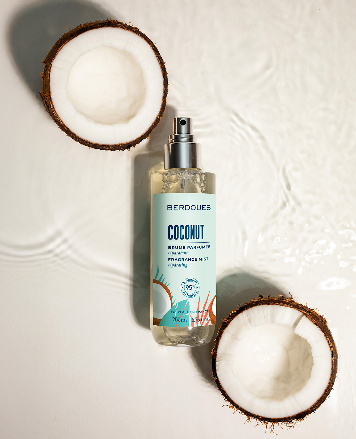 Brume Parfumée Hydratante Coconut – Berdoues | 200 ml