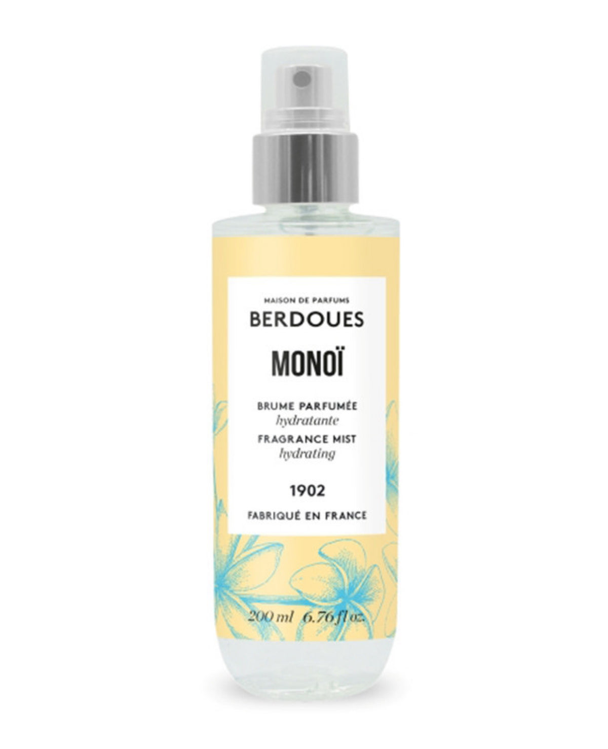 Brume Parfumée Hydratante Monoï – Berdoues | 200 ml