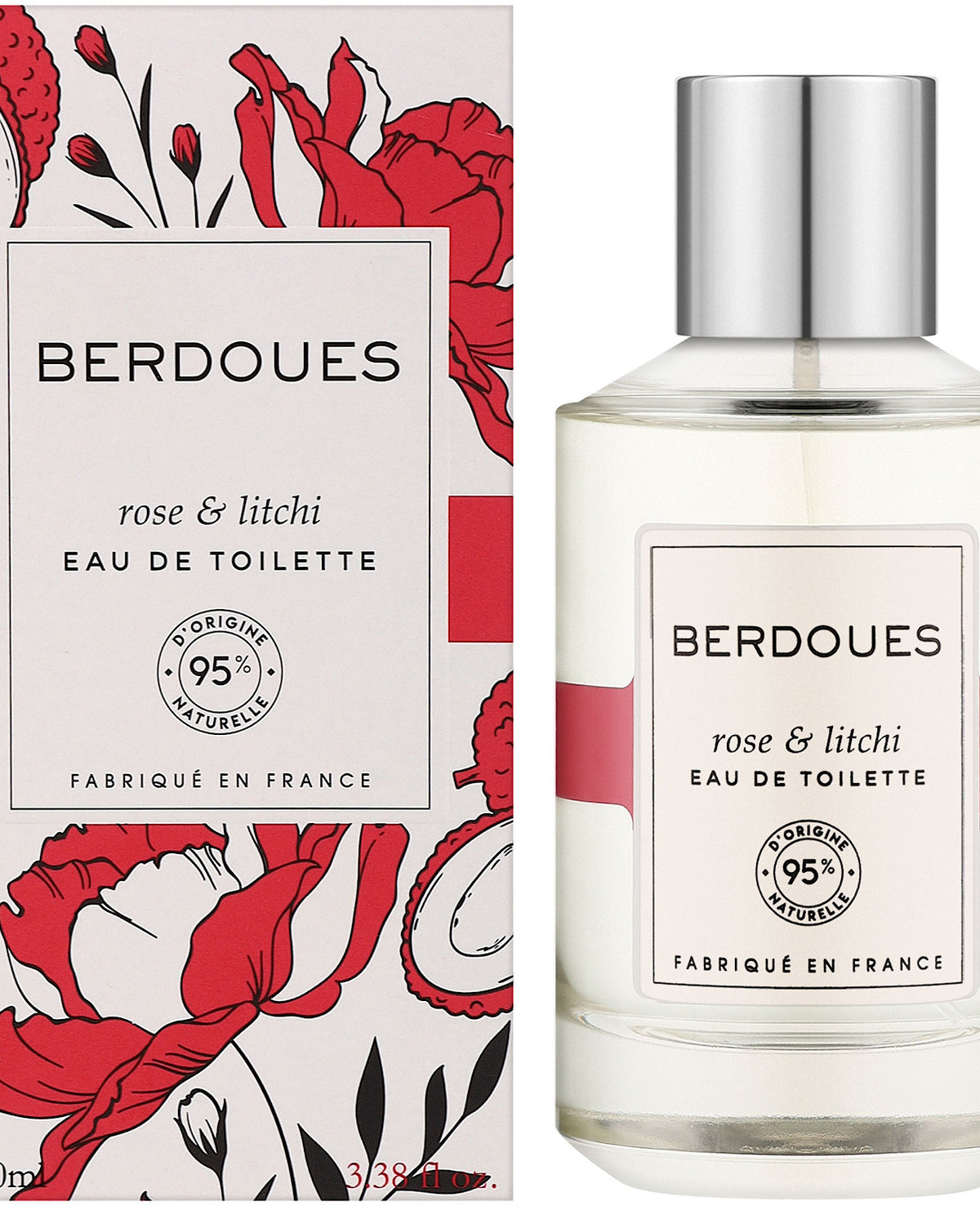 Eau de Toilette Rose & Litchi – Berdoues | 100 ml