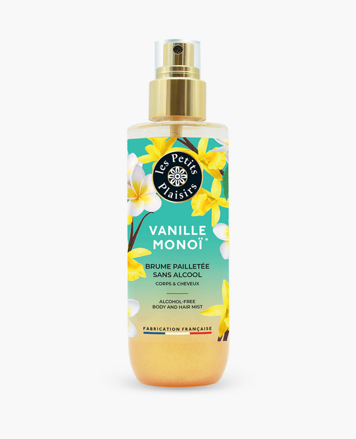 Les Petits Plaisirs – Brume pailletée Vanille Monoï 200ml