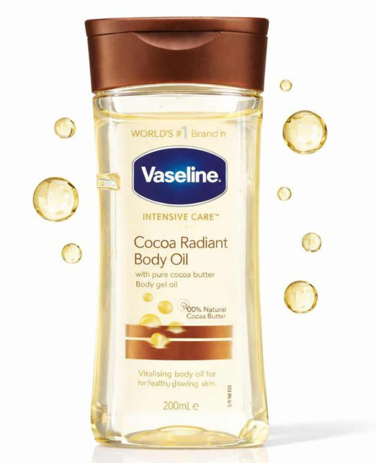 Huile Corps Vaseline Cocoa Radiant – 200 ml