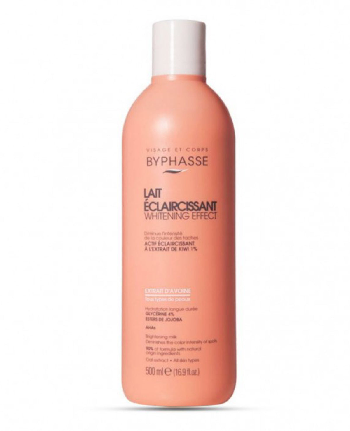 Byphasse Lait Éclaircissant Visage & Corps – 500 ml