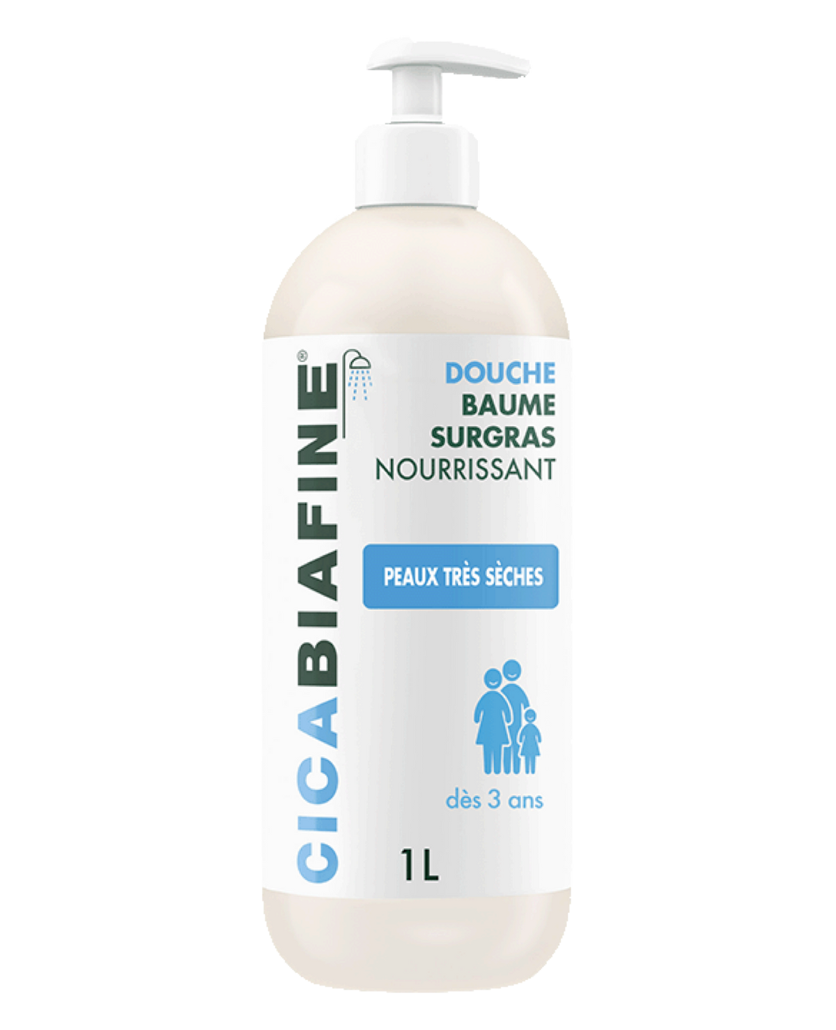 CicaBiafine – Douche Baume Surgras Nourrissant 1 L