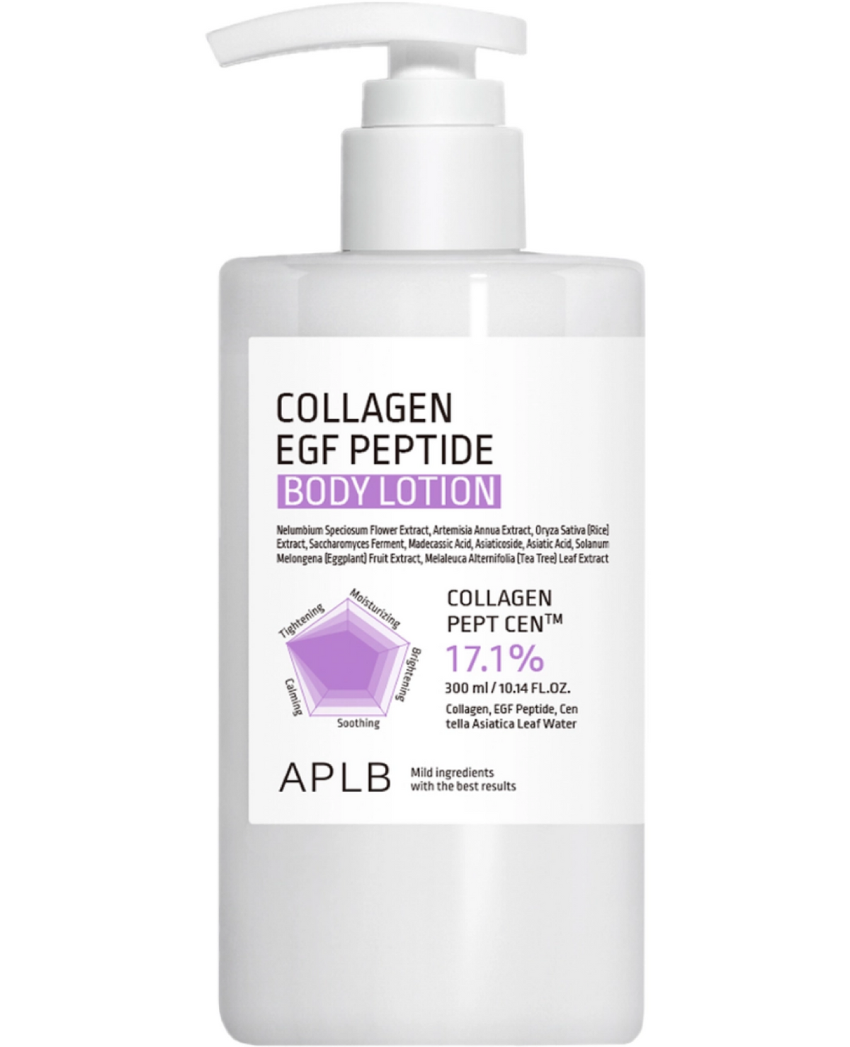 APLB Lait Corps Collagène, EGF & Peptides – 300 ml