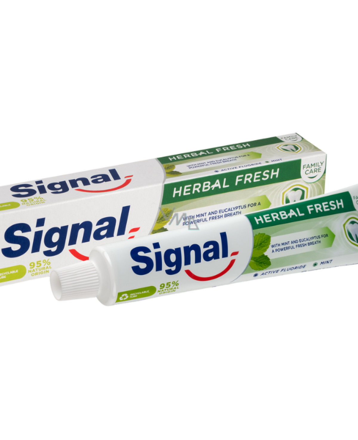Signal Herbal Fresh – Dentifrice Menthe & Eucalyptus — 75ml