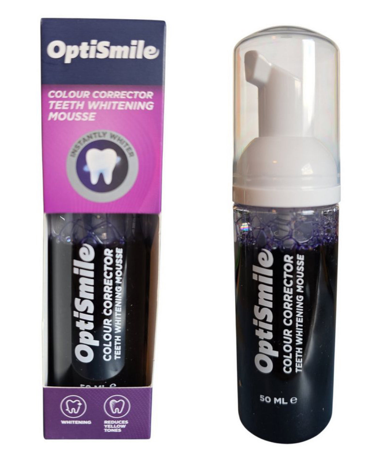 OptiSmile Colour Corrector – Mousse Blancheur Dentaire – 50 ml