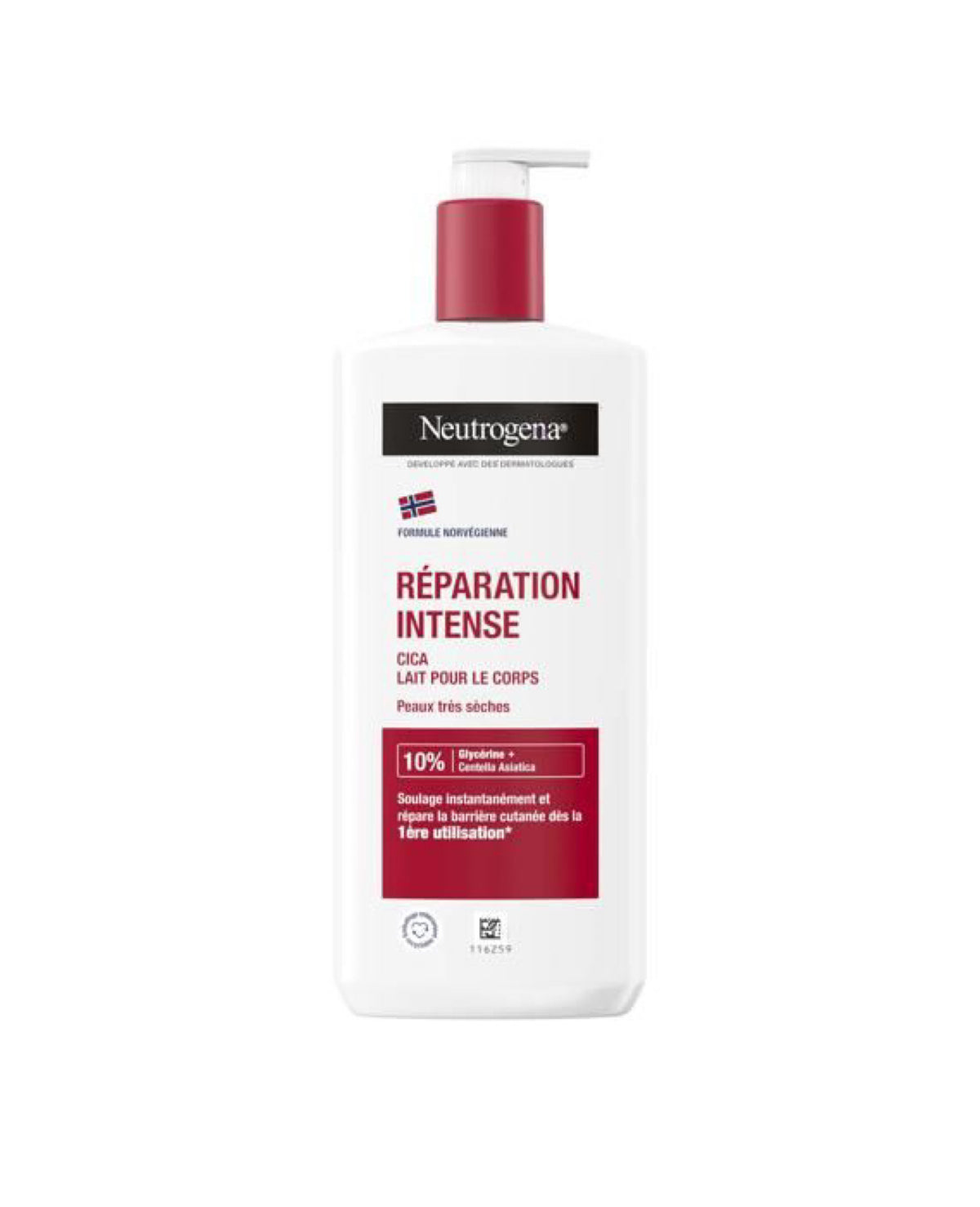 Neutrogena Réparation Intense CICA – Lait corps