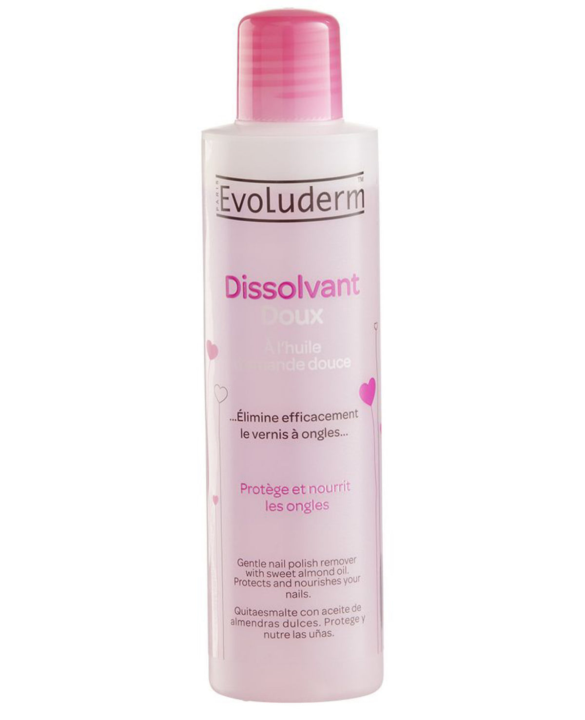 Evoluderm Dissolvant Doux à l’Huile d’Amande Douce – 200 ml