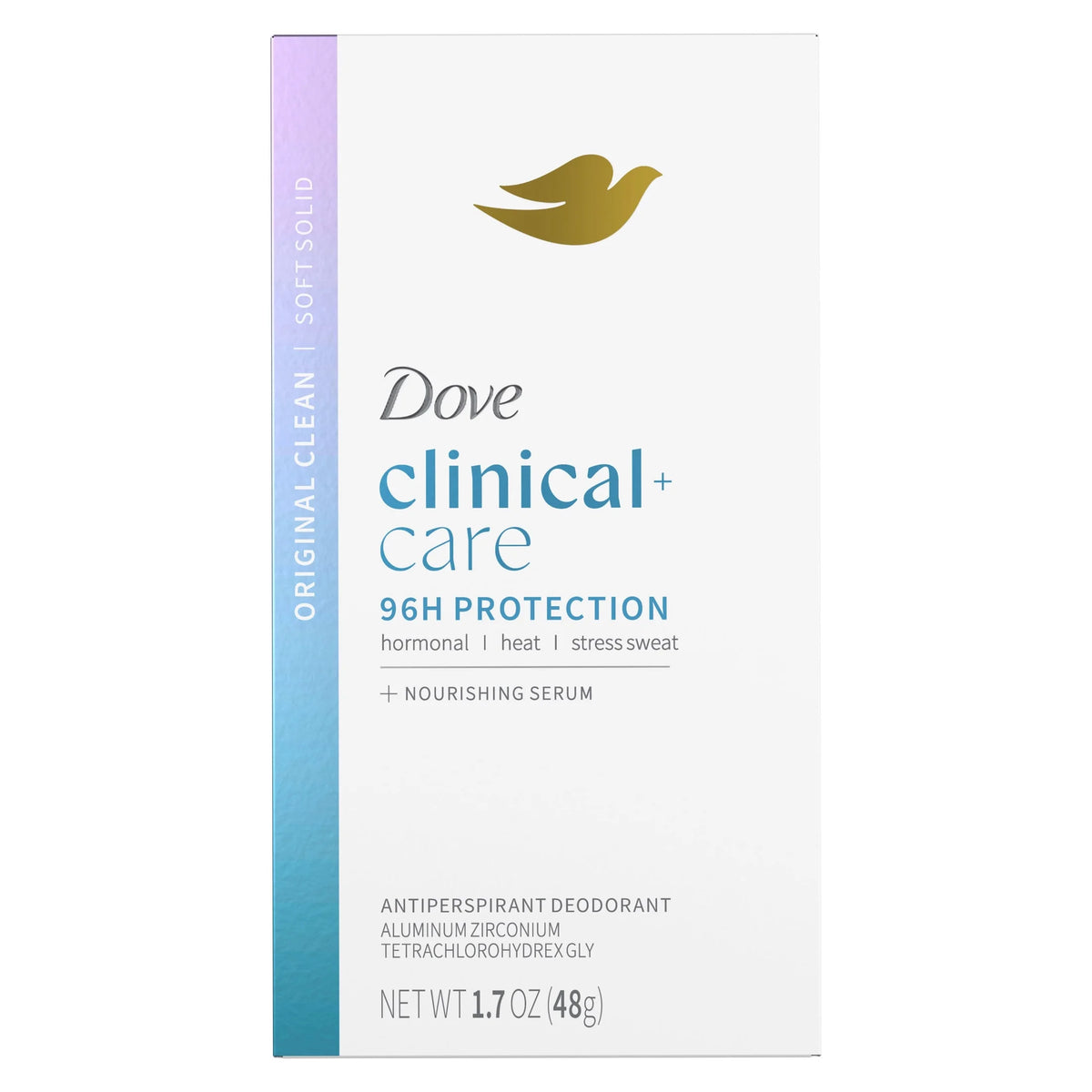 Dove – Déodorant Anti-transpirant Clinical + Care (Original Clean – Soft Solid) 74g