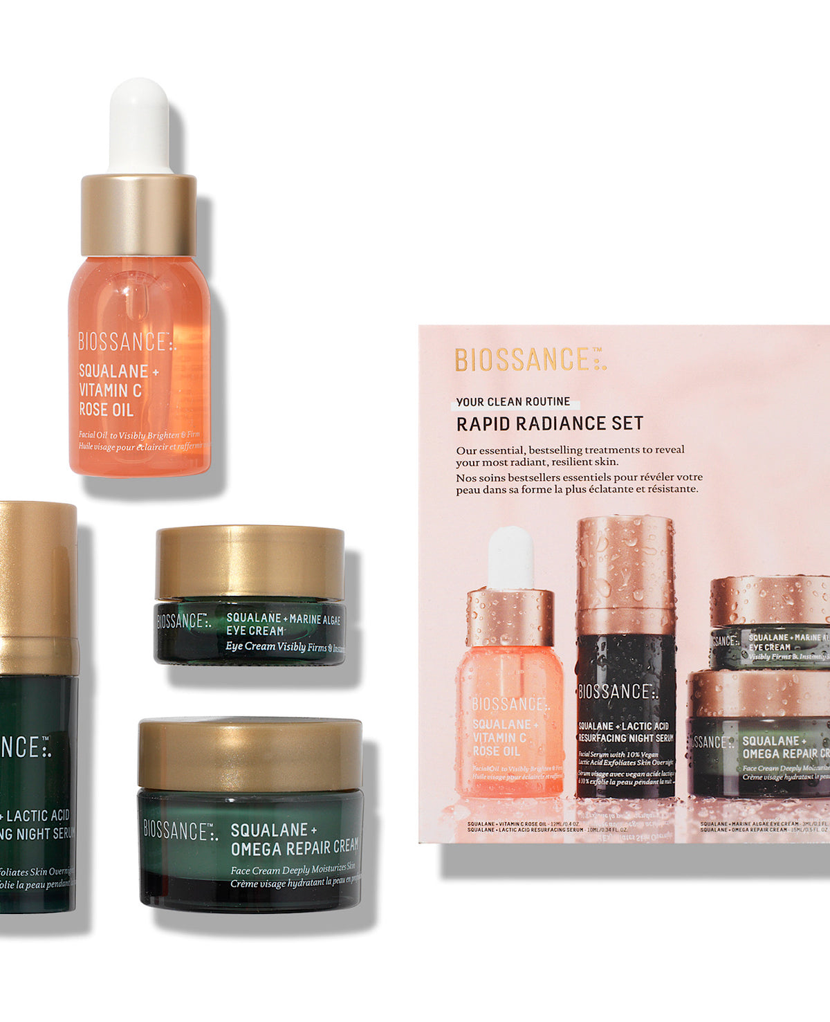 Biossance Rapid Radiance Set – Coffret Éclat & Hydratation