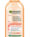 Garnier SkinActive – Solution Micellaire Peeling Doux Tout-en-1 – 400 ml