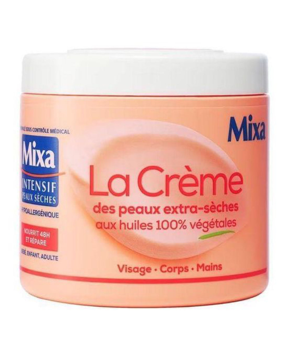 Mixa Intensif – Crème des Peaux Extra-Sèches 400ml