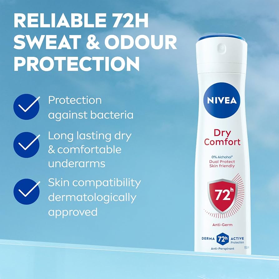 Nivea Dry Comfort – Déodorant Spray 200ml