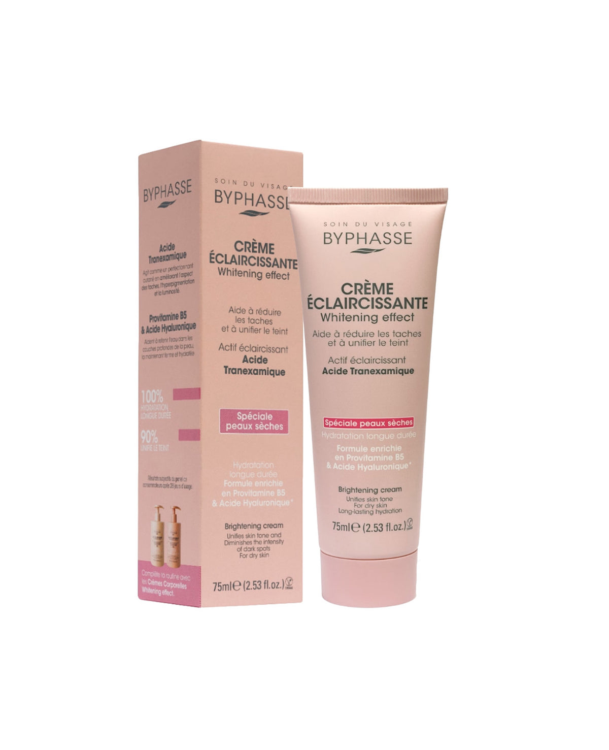 BYPHASSE – Crème Éclaircissante à l’Acide Tranexamique – 75 ml