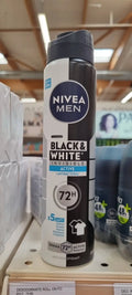 Nivea Men Black & White Invisible Active – Déodorant Spray 200 ml