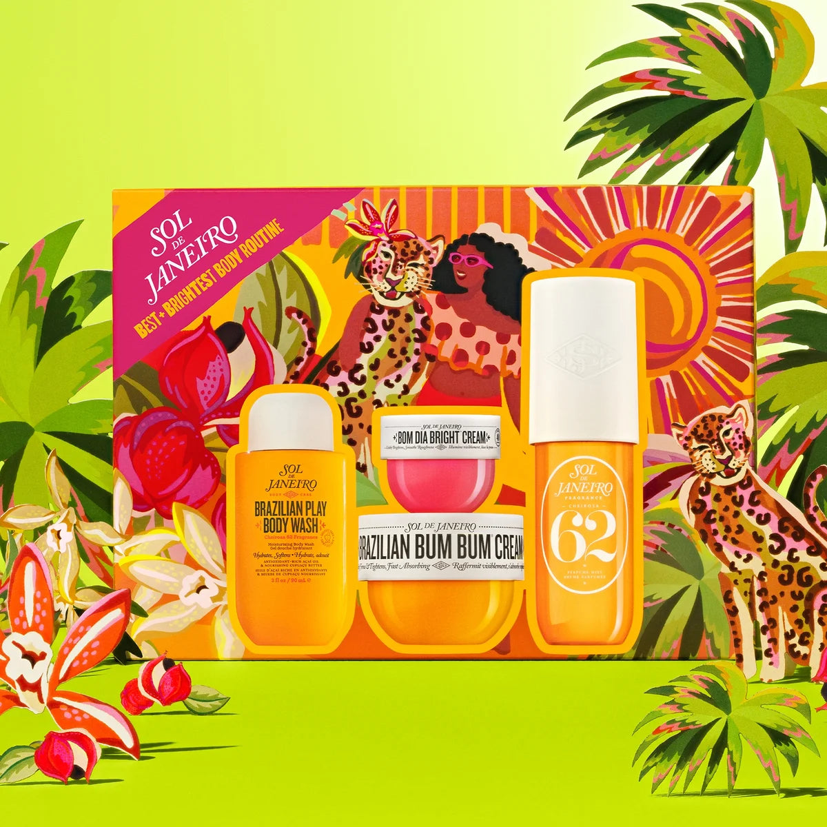 SOL DE JANEIRO BEST + BRIGHTEST BODY ROUTINE – COFFRET 4 SOINS