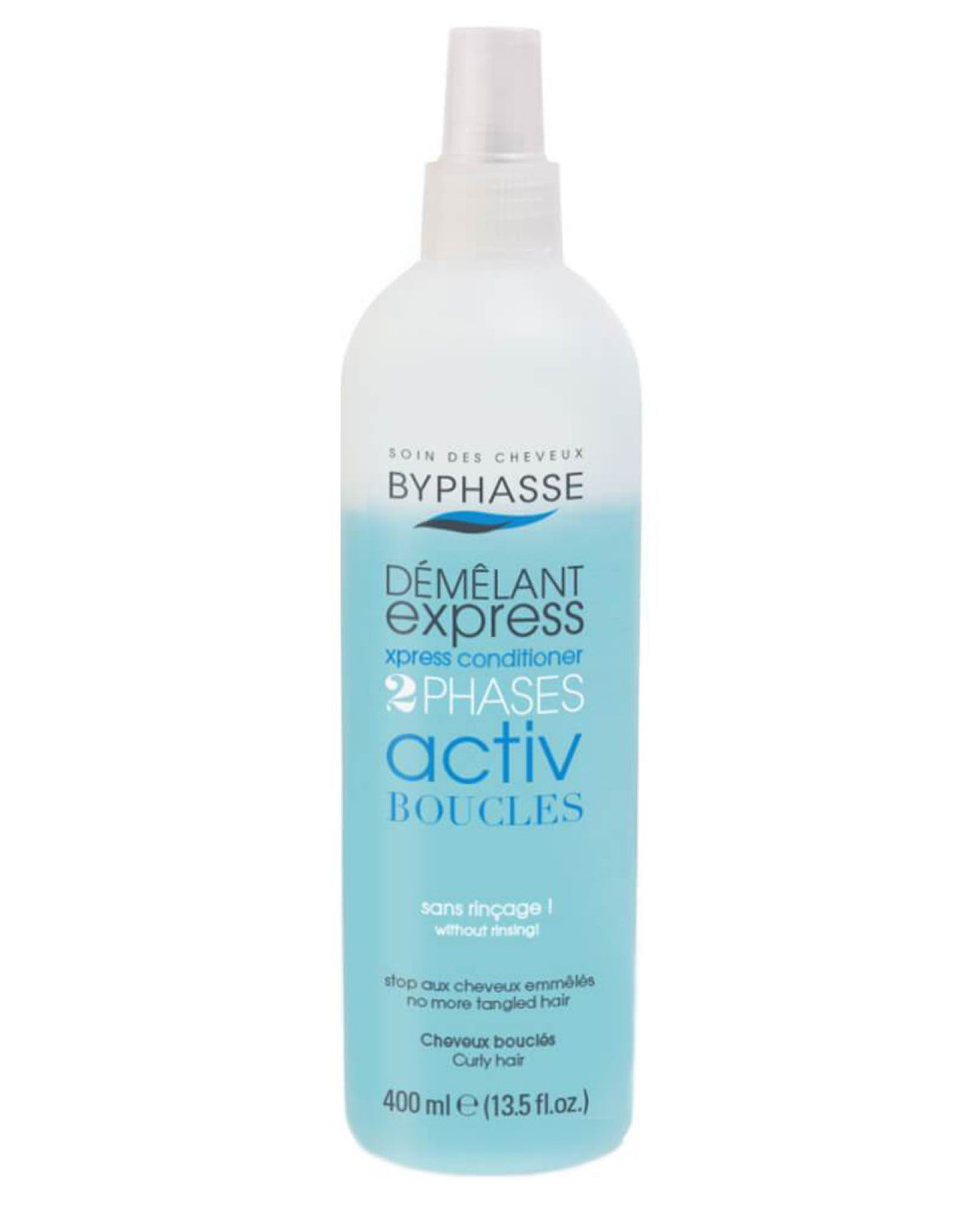 BYPHASSE – DÉMÊLANT EXPRESS 2 PHASES ACTIV BOUCLES 400 ML