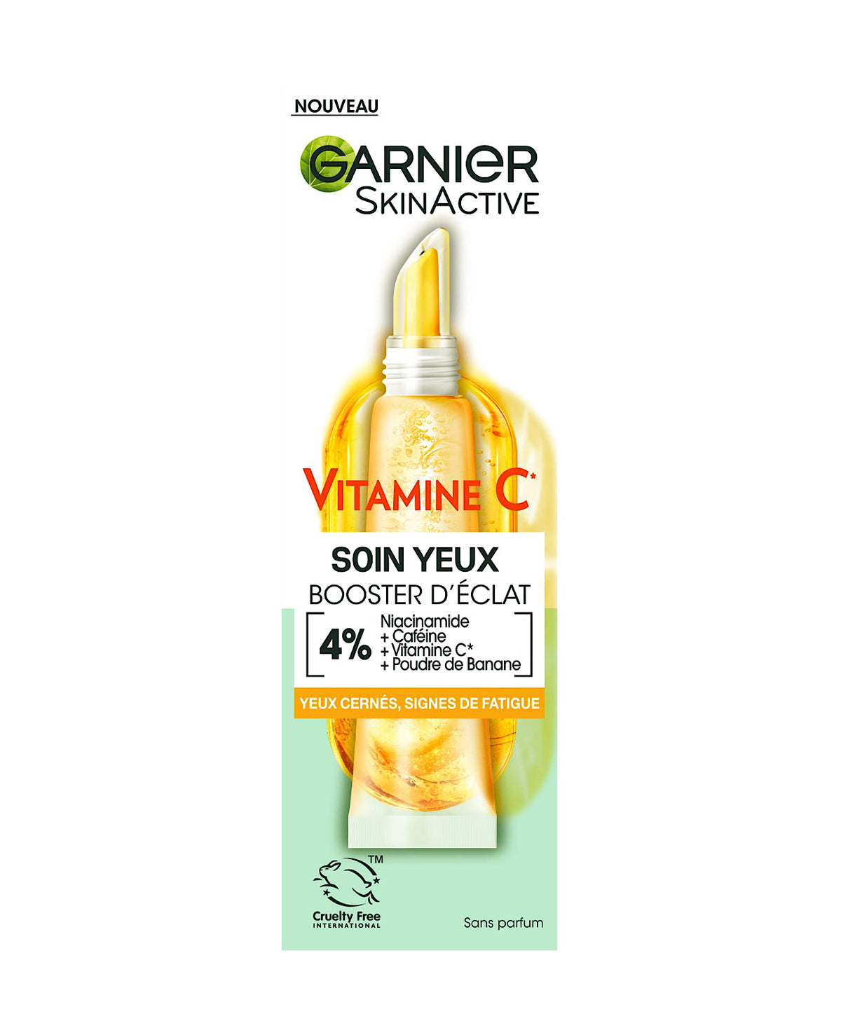 GARNIER SKINACTIVE VITAMINE C – SOIN YEUX BOOSTER D’ÉCLAT 4 %(15ml)