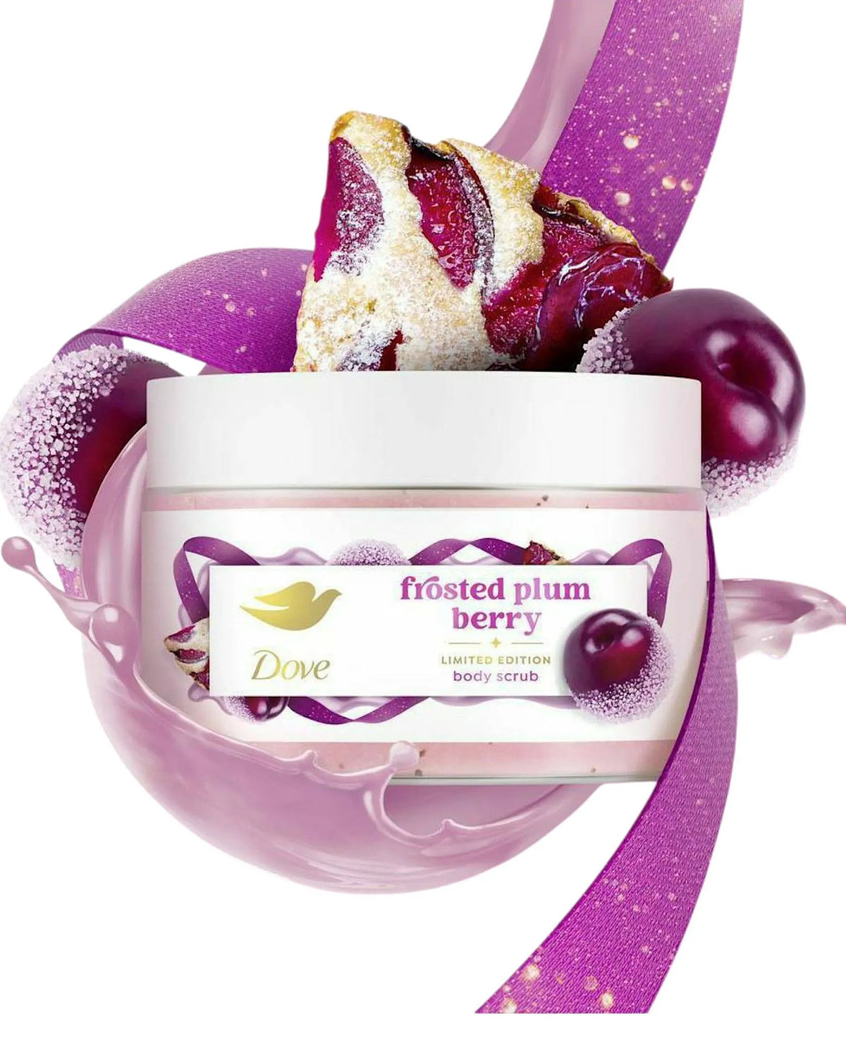 DOVE FROSTED PLUM BERRY BODY SCRUB – ÉDITION LIMITÉE 💜✨