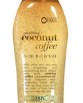 OGX SMOOTHING + COCONUT COFFEE SCRUB & WASH