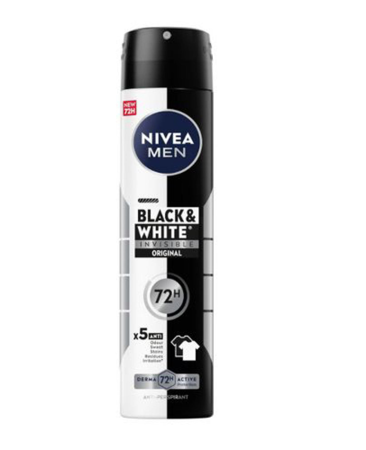 NIVEA MEN BLACK & WHITE INVISIBLE ORIGINAL – 72H(200ml)