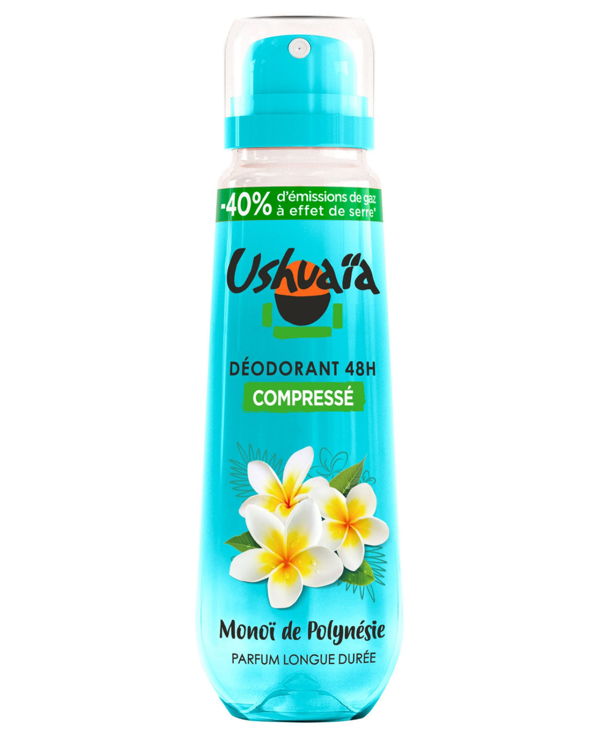 USHUAÏA MONOÏ DE POLYNÉSIE – DÉODORANT 48H COMPRESSÉ(100ml)