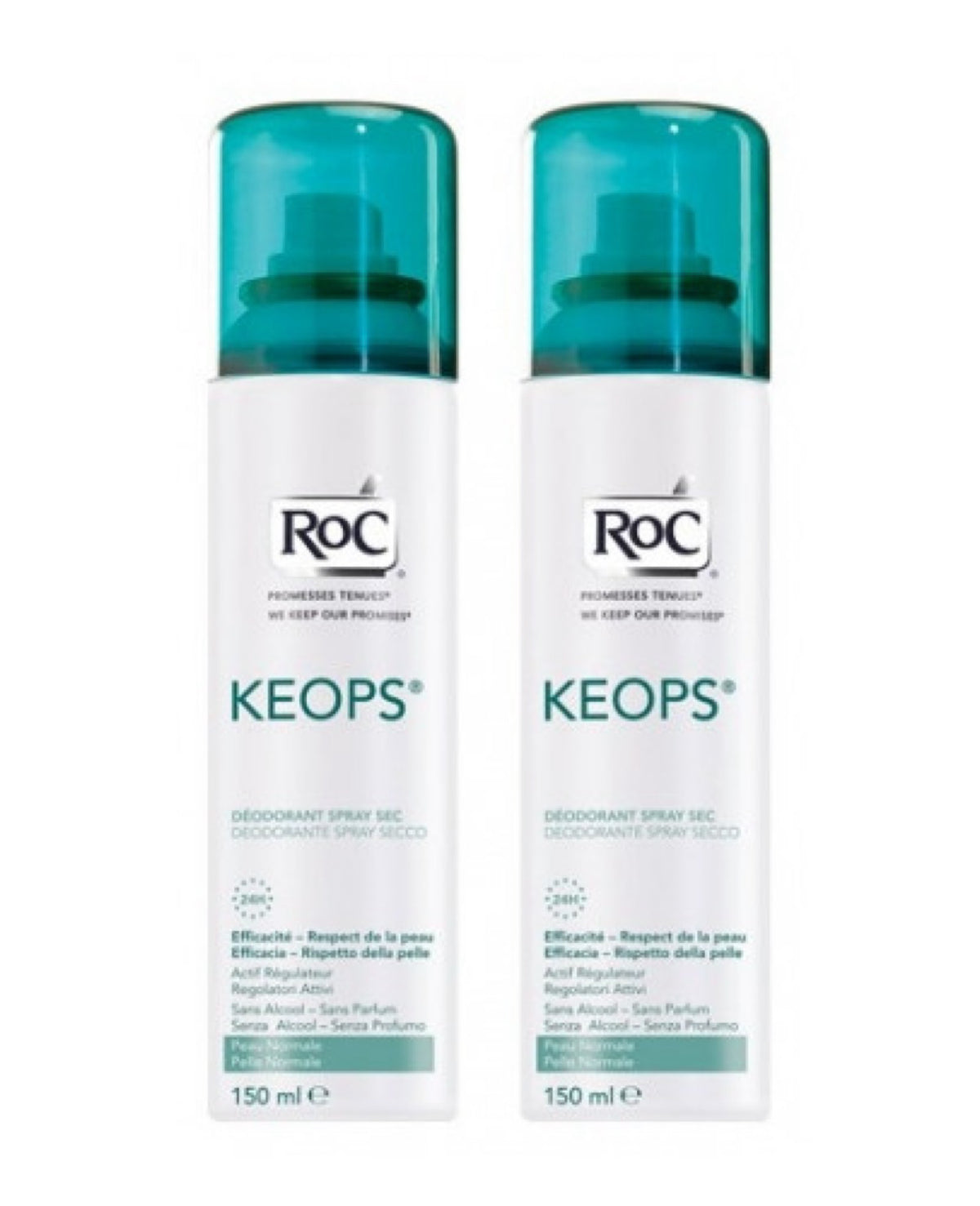 ROC KEOPS – DÉODORANT SPRAY SEC 150 ML
