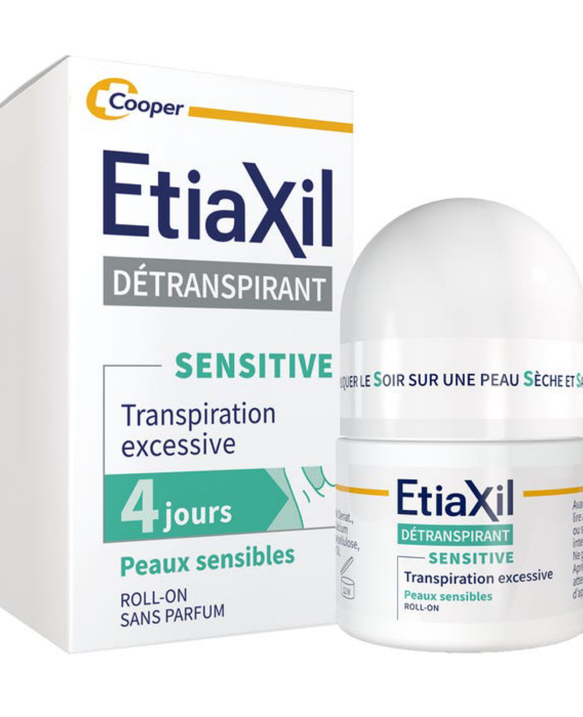 ETIAXIL DÉTRANSPIRANT SENSITIVE – TRANSPIRATION EXCESSIVE(15ml)