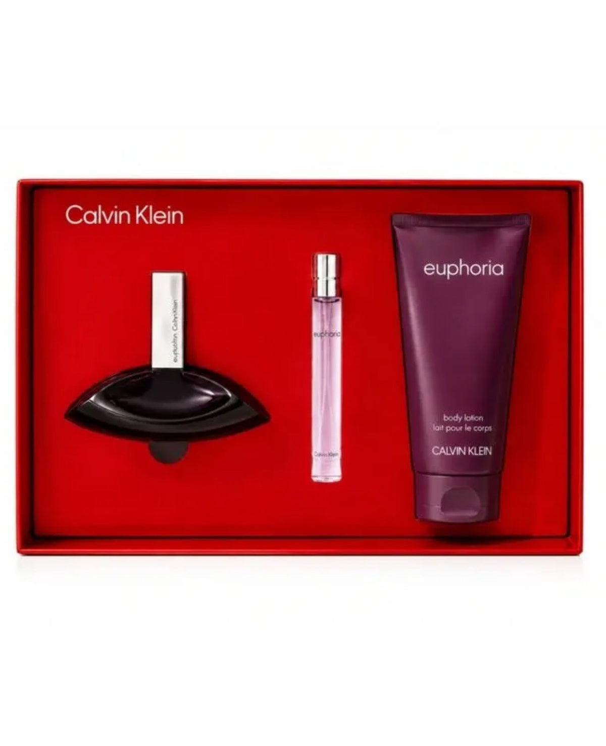 COFFRET CALVIN KLEIN EUPHORIA – EAU DE PARFUM & LAIT CORPS ❤️✨