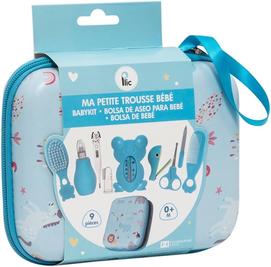 TROUSSE DE SOIN BÉBÉ – 9 PIÈCES 💙👶